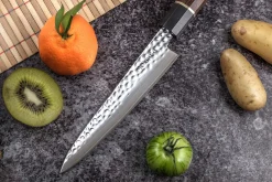 Couteau universel Sayuto Desert Damas martelé 15cm