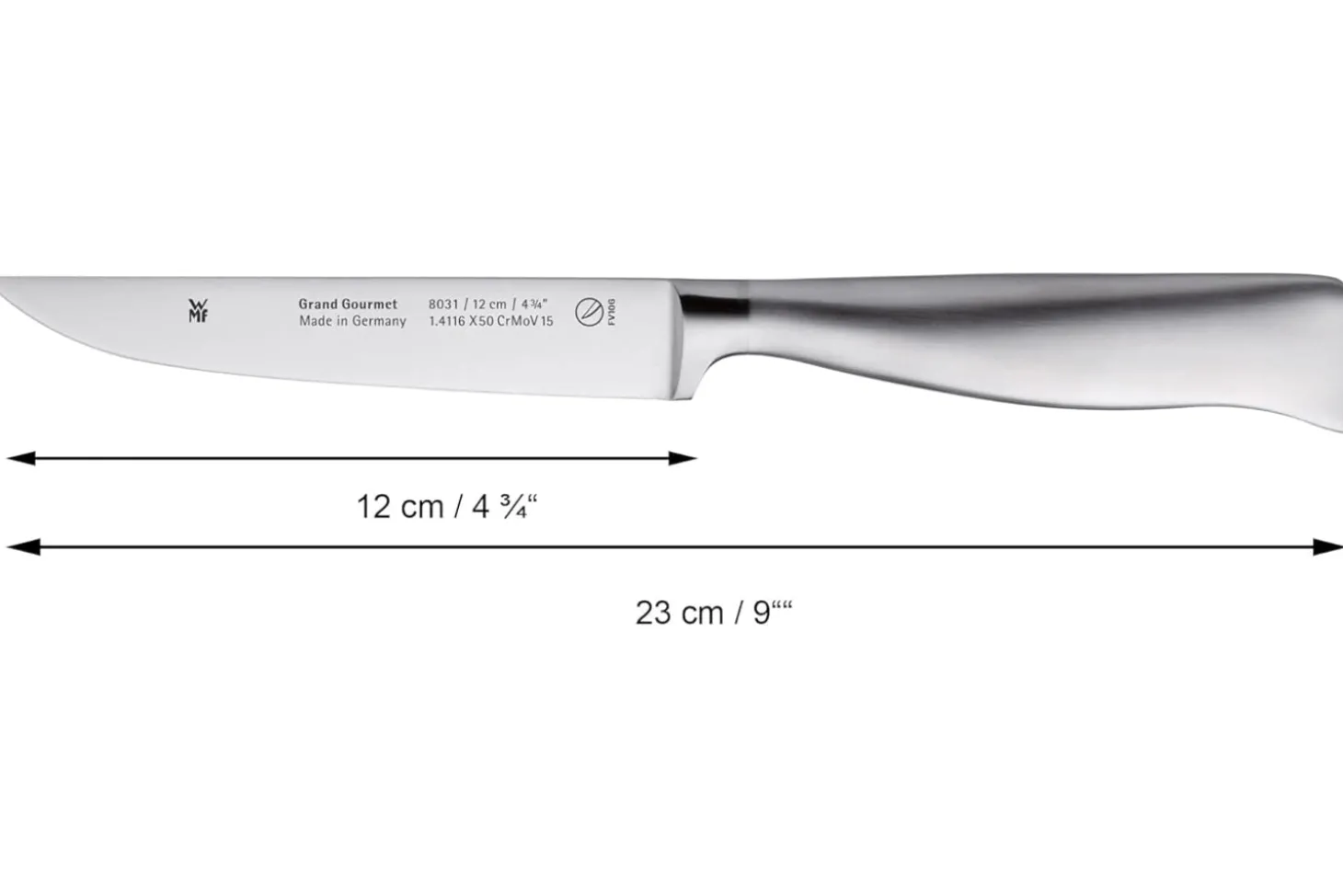 Couteau universel WMF Grand Gourmet lame acier inoxydable 11cm