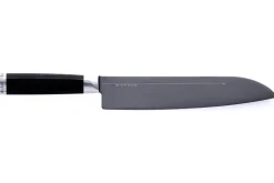 Couteau à viande Kai Michel Bras n°5 22,5cm acier inox SG2 + fourreau en bois