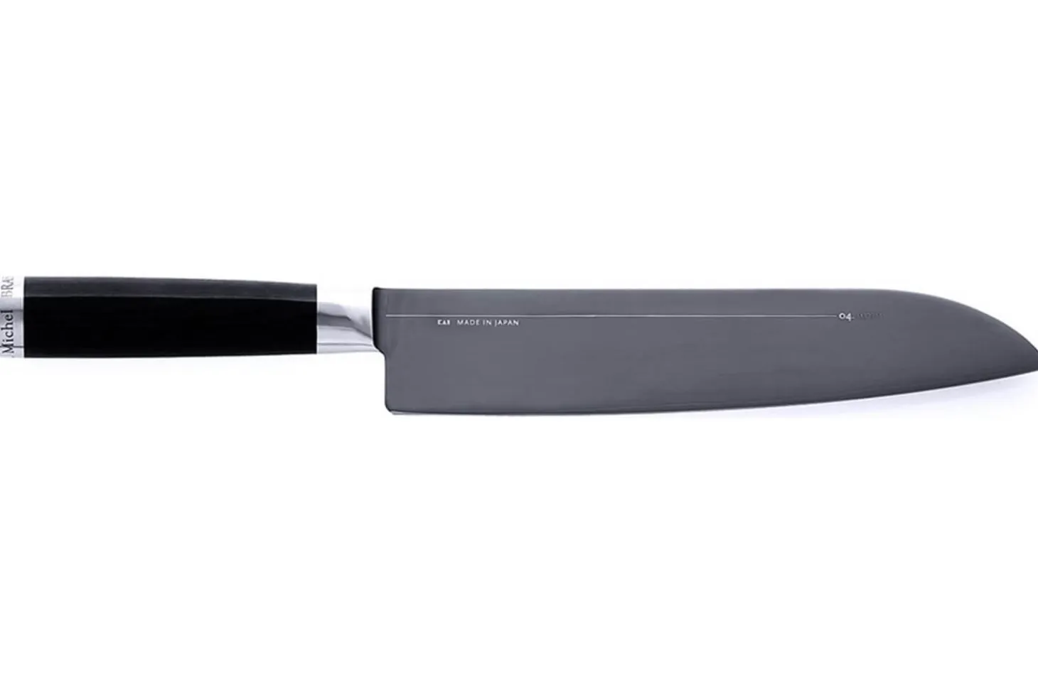 Couteau à viande Kai Michel Bras n°5 22,5cm acier inox SG2 + fourreau en bois