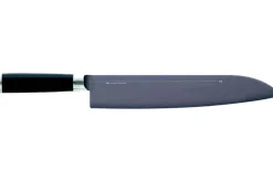 Couteau à viande Kai Michel Bras n°6 26,5cm acier inox SG2 + fourreau en bois