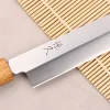 Couteau yanagiba 27cm artisanal japonais Tsunehisa AUS-8 manche en chêne