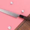 Couteau yanagiba 24cm japonais artisanal Hatsukokoro Shirasagi manche en wengé