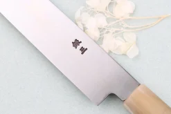 Couteau yanagiba 27cm japonais artisanal Nakamura Kaishin Ginsan Damas