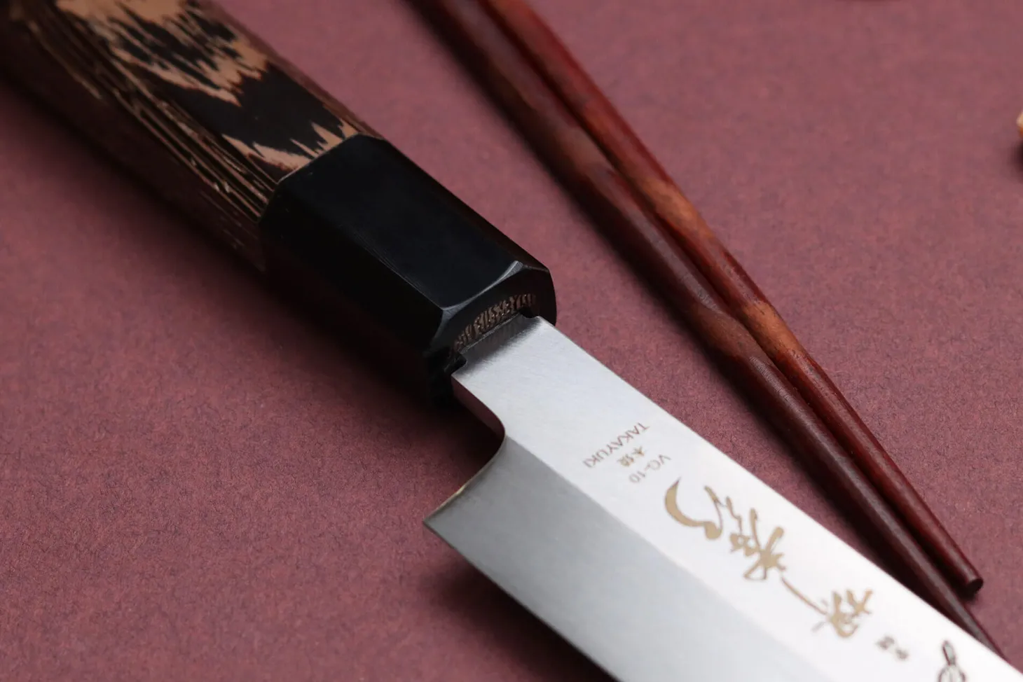 Couteau yanagiba 27cm japonais artisanal Sakai Takayuki Honyaki Shoryu VG10