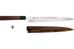 Couteau yanagiba 30cm japonais artisanal Sakai Takayuki Honyaki Shoryu VG10