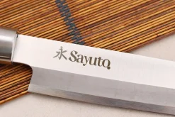Couteau yanagiba 24cm Sayuto Ebène 7Cr manche en ébène