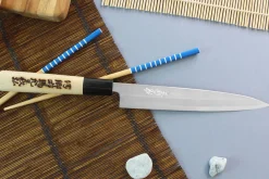 Couteau yanagiba japonais artisanal Yoshihiro Jyosaku White 2 steel