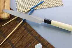 Couteau yanagiba japonais artisanal Yoshihiro Jyosaku White 2 steel