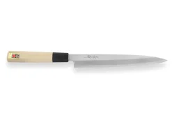 Couteau yanagiba japonais artisanal Kagekiyo Utage White Steel 2 21cm