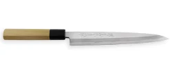 Couteau yanagiba japonais artisanal Yoshihiro Hongasumi White 2 steel 21cm