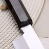 Couteau yanagiba japonais artisanal 33cm Sakai Takayuki Byakko manche en ébène + étui
