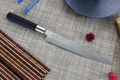 Couteau yanagiba japonais KAI Wasabi Black lame 21cm