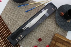 Couteau yanagiba japonais KAI Wasabi Black lame 21cm