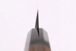 Couteau yanagiba kiritsuke 24cm japonais artisanal Hatsukokoro Shirasagi manche en wengé