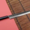Couteau yanagiba kiritsuke 27cm japonais artisanal Hatsukokoro Shirasagi manche en ébène