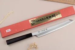Couteau yanagiba kiritsuke 27cm japonais artisanal Sakai Takayuki Ginsankou