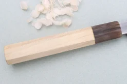 Couteau yanagiba kiritsuke 27cm japonais artisanal Nakamura Kaishin Ginsan Damas