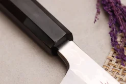Couteau yanagiba kiritsuke 30cm japonais artisanal Sakai Takayuki Seiryu damas