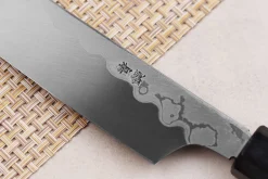 Couteau yanagiba kiritsuke 30cm japonais artisanal Sakai Takayuki Seiryu damas