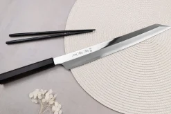 Couteau yanagiba kiritsuke 27cm japonais artisanal Sakai Takayuki Hien