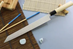 Couteau yanagiba kiritsuke japonais artisanal Yoshihiro Jyosaku White 2 steel 27cm