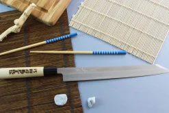 Couteau yanagiba kiritsuke japonais artisanal Yoshihiro Jyosaku White 2 steel 27cm