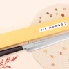 Couteau yanagiba kiritsuke japonais artisanal 33cm Sakai Takayuki Byakko manche en ébène + étui