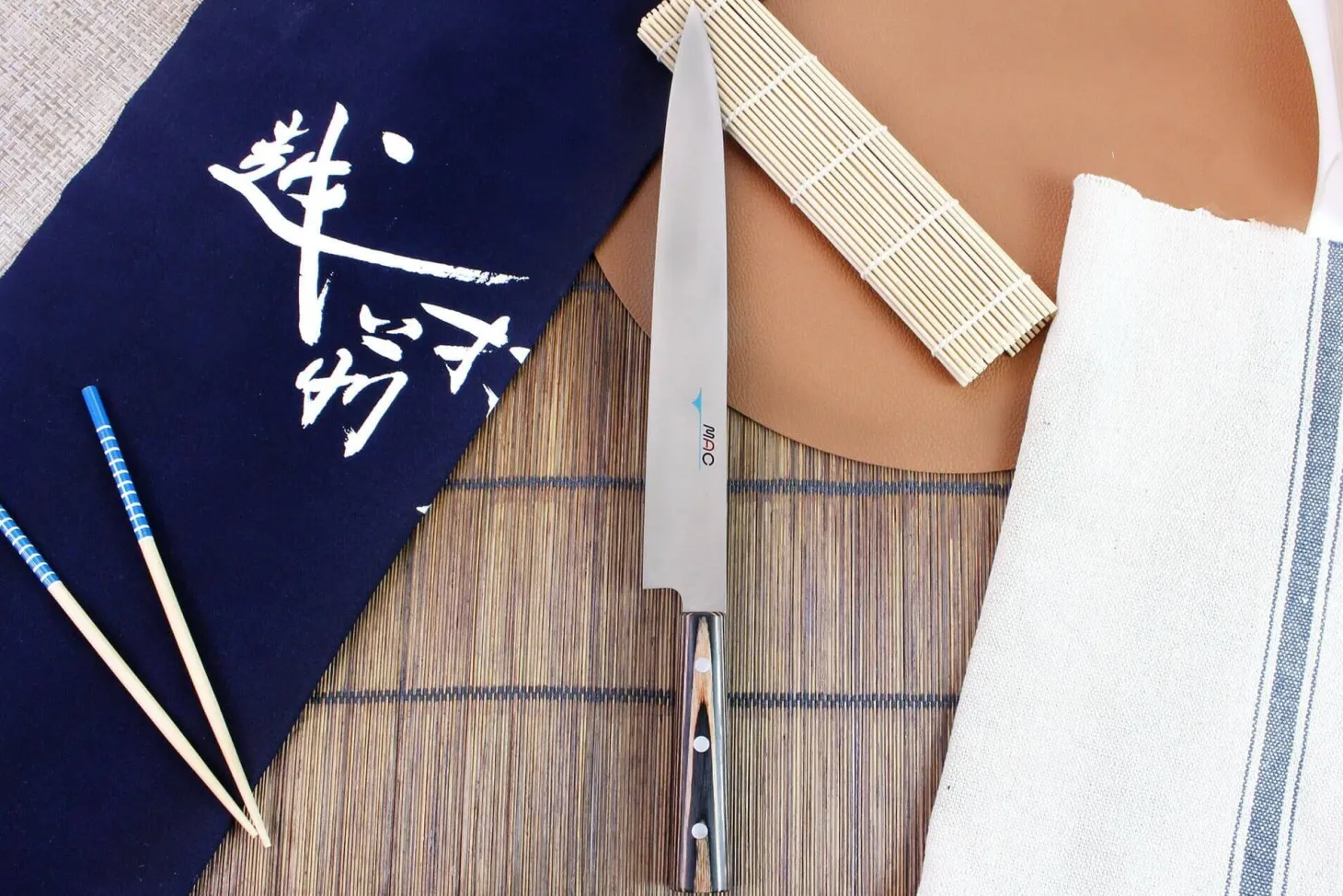 Couteau yanagiba MAC Japanese 30cm manche pakka