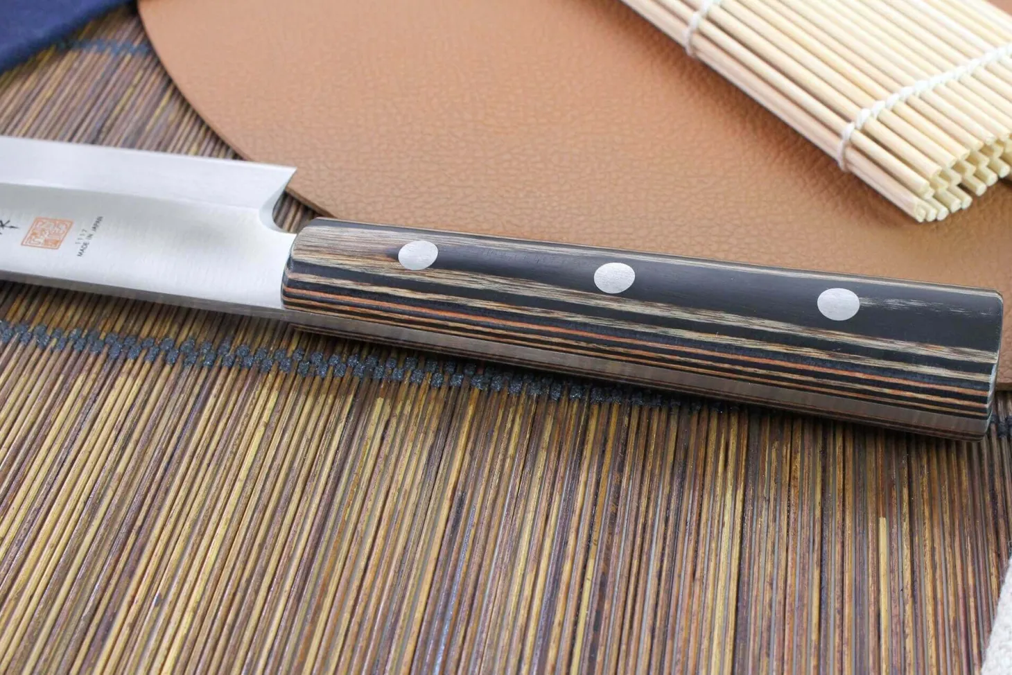 Couteau yanagiba MAC Japanese 30cm manche pakka