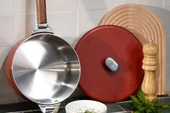 Couvercle 24cm Cookut pour La Merveilleuse poêle en inox
