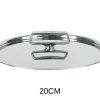 Couvercle Cristel Castel'Pro brillant en acier inoxydable 18/10