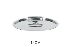 Couvercle Cristel Castel'Pro brillant en acier inoxydable 18/10