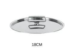 Couvercle Cristel Castel'Pro brillant en acier inoxydable 18/10