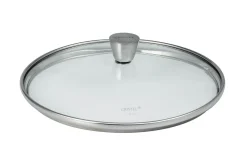 Couvercle Cristel 1826 en verre bombé à pontet en inox