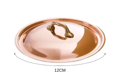 Couvercle en cuivre Mauviel M'Héritage 200B avec anse en bronze
