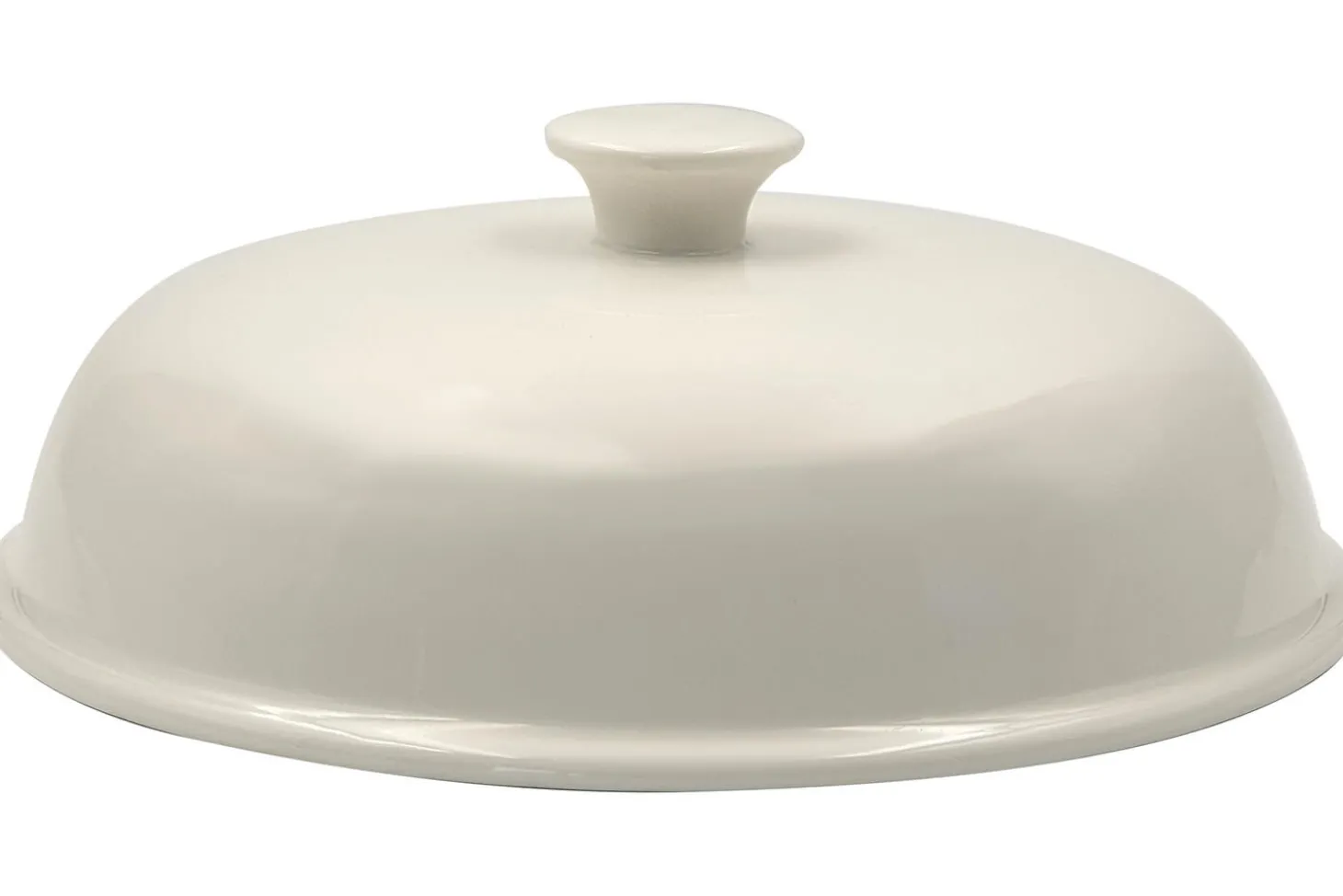 Couvercle à pain pour cocotte Cookut 28cm en céramique blanche
