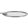 Couvercle plat Cristel Strate Amovible en verre trempé