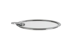 Couvercle plat Cristel Strate Amovible en verre trempé