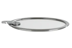 Couvercle plat Cristel Strate Amovible en verre trempé