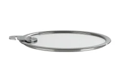 Couvercle plat Cristel Strate Amovible en verre trempé