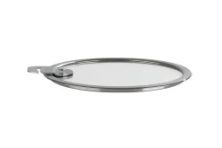 Couvercle plat Cristel Strate Amovible en verre trempé