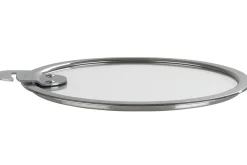Couvercle plat Cristel Strate Amovible en verre trempé