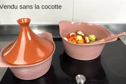 Couvercle tajine Cookut en céramique pour L'Incroyable cocotte 24cm + livret de recettes