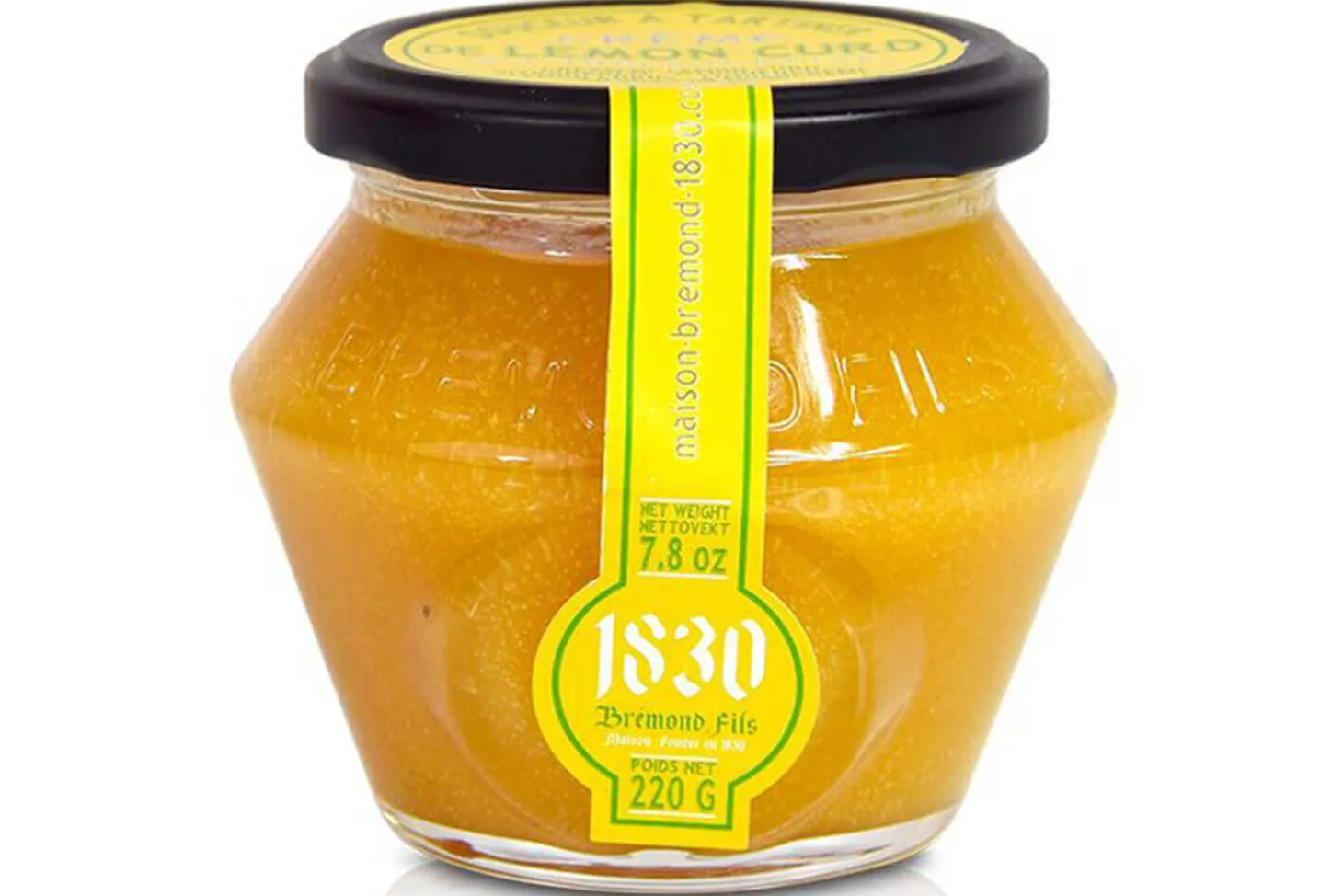 Crème de Lemon Curd à l'huile d'olive et au romarin Maison Brémond - 220g