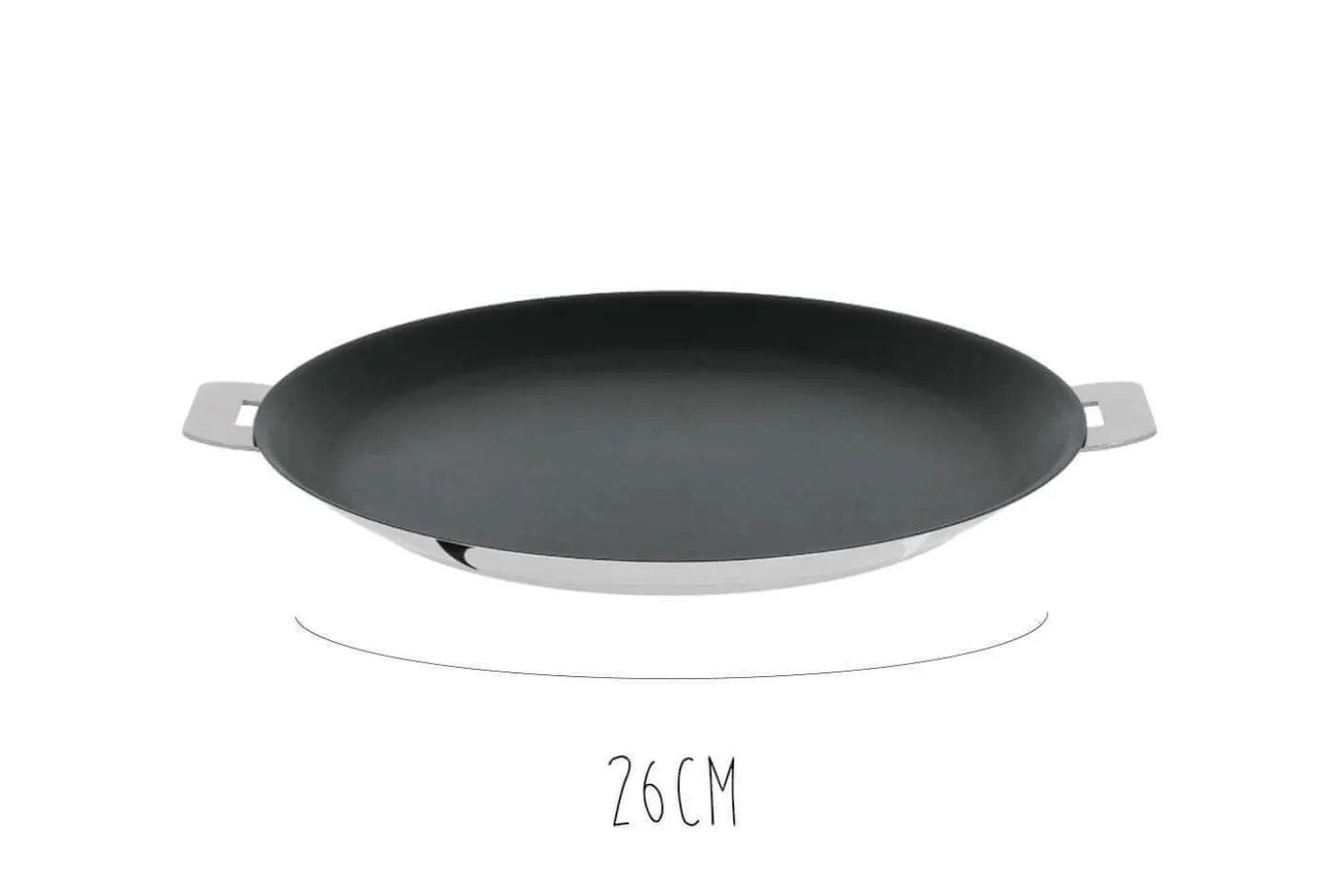 Crêpière antiadhérente Cristel Mutine Amovible Exceliss en inox