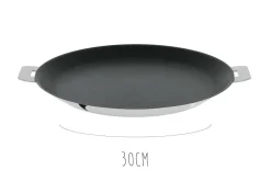 Crêpière antiadhérente Cristel Mutine Amovible Exceliss en inox