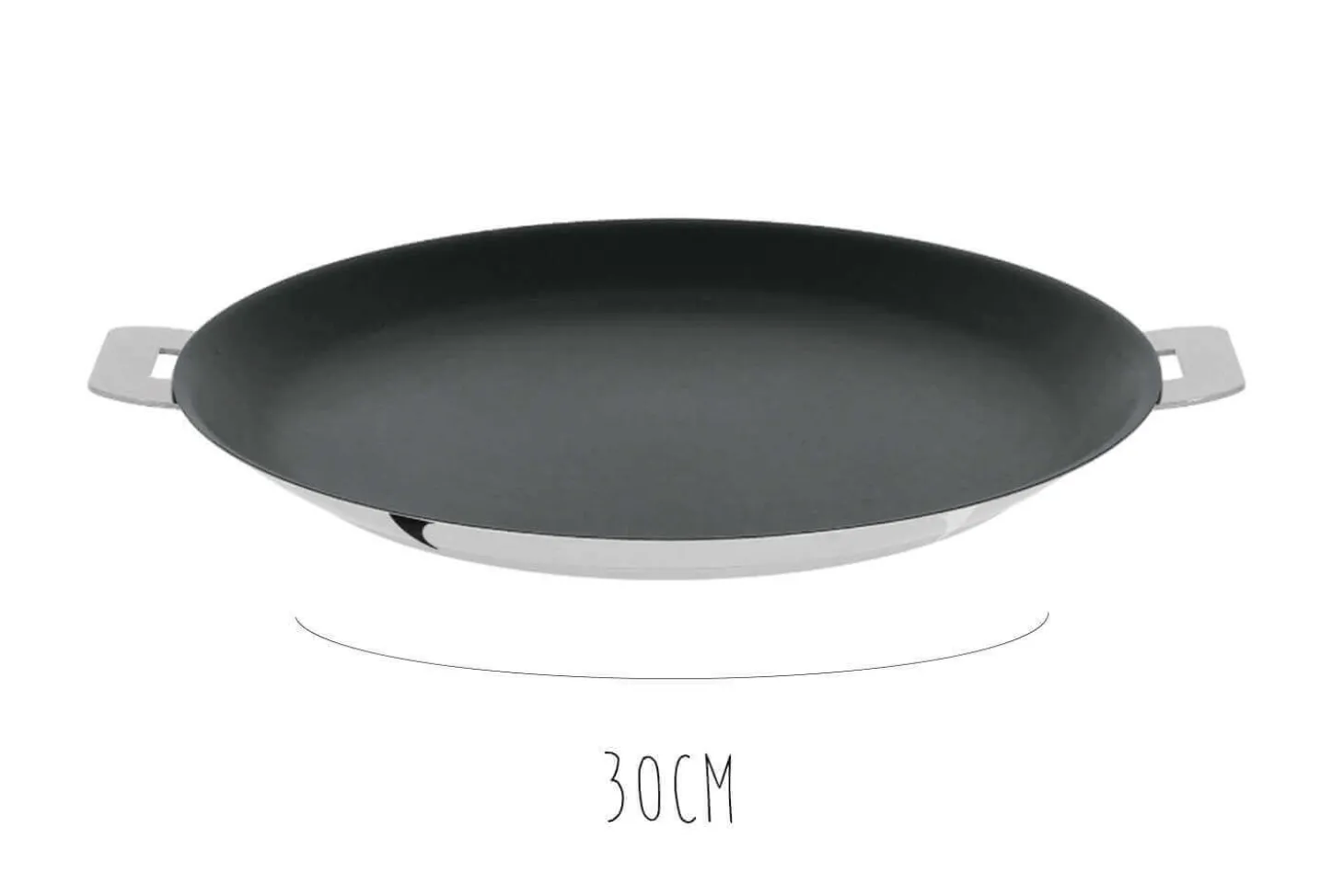 Crêpière antiadhérente Cristel Mutine Amovible Exceliss en inox