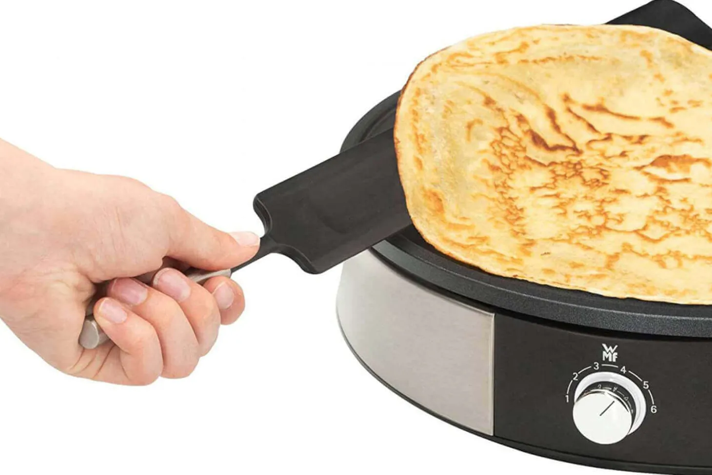 Crêpière électrique WMF Lono 1600W avec ustensiles