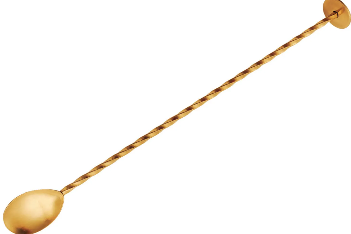Cuillère à cocktail Point Virgule 26,5cm en inox doré